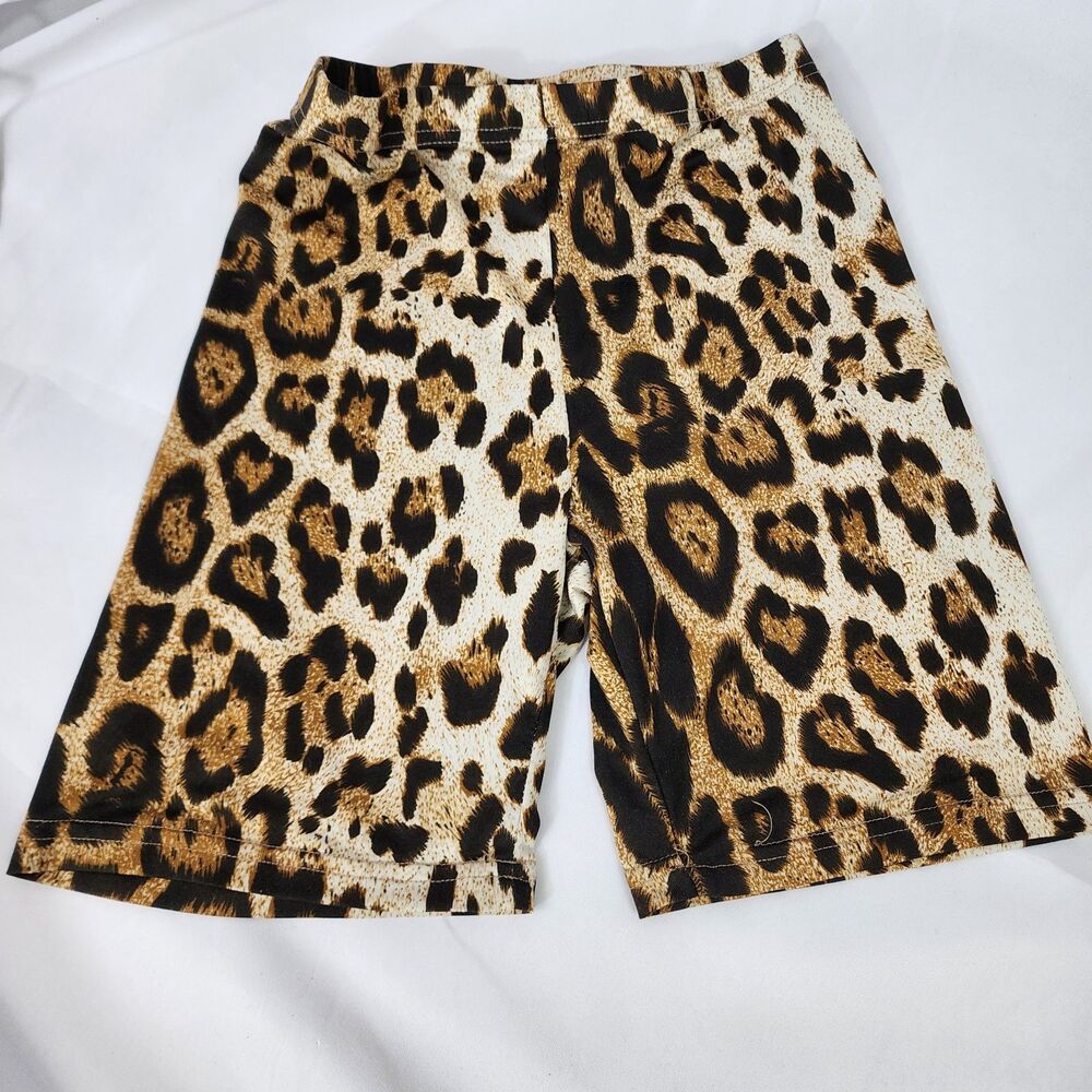 Cheetah print athletic shorts by SHEIN (XS)